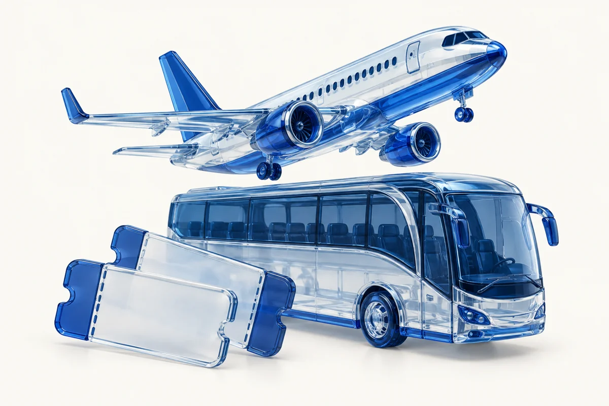 Illustrative 3D concept for Transportation