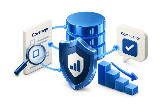 Illustrative 3D concept for Risk Compliance and Management