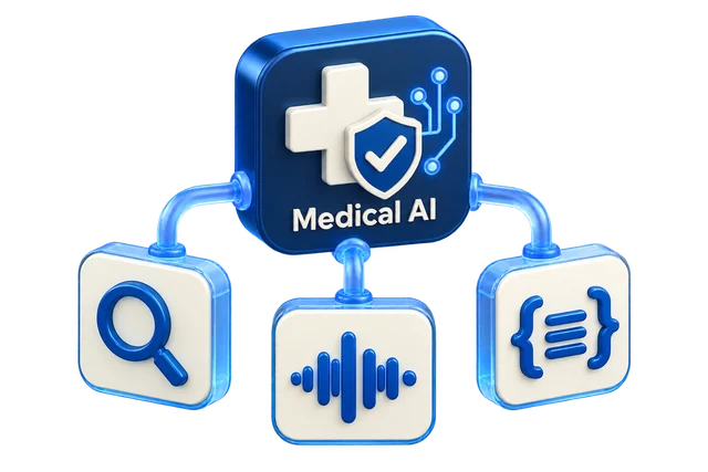 Illustrative 3D concept for Health Content & Wellness